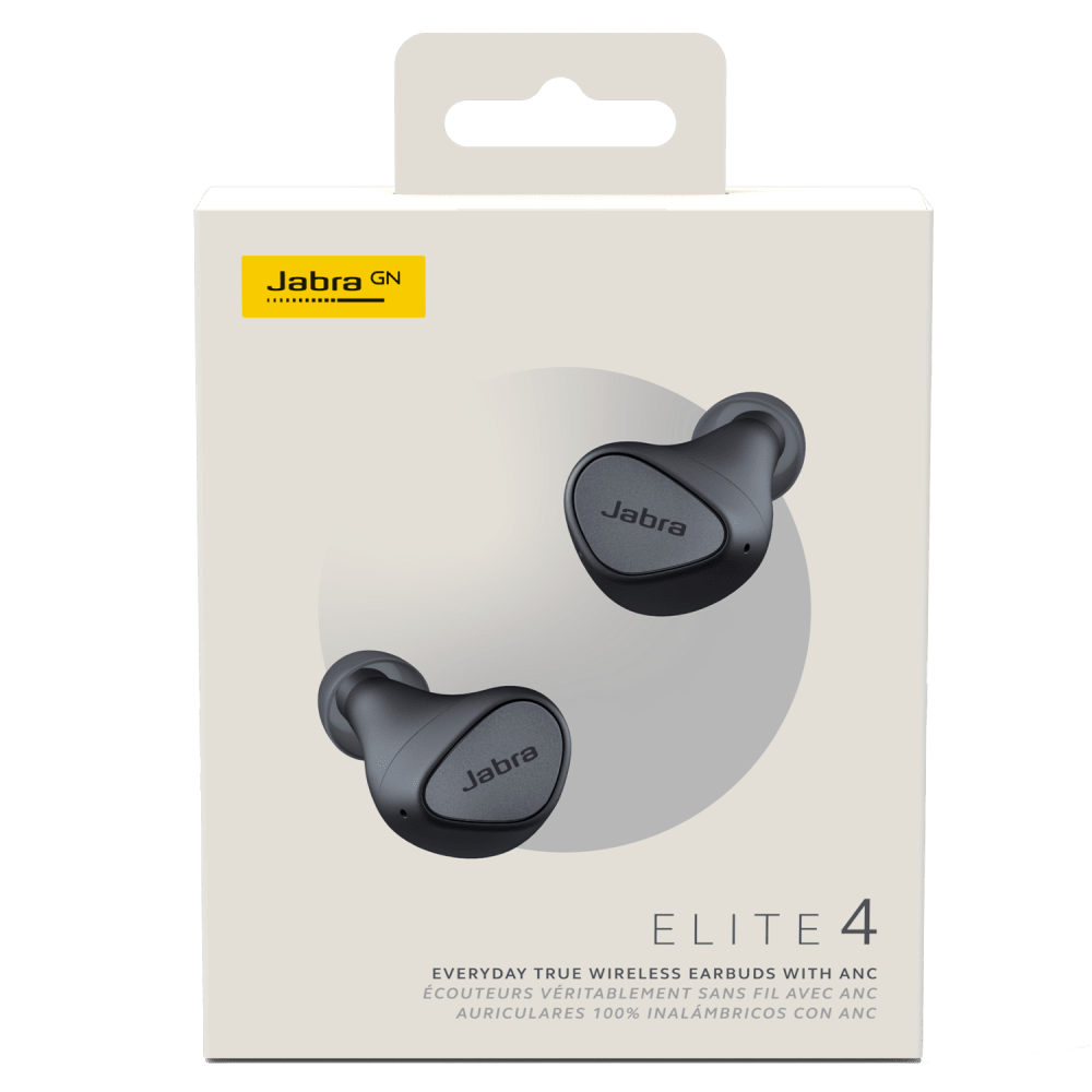 Jabra Elite 4 In Ear True Wireless Earbuds Gray