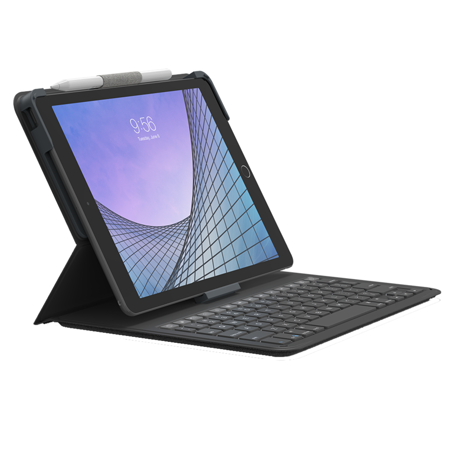 ZAGG Messenger Folio 2 Keyboard and Case for Apple iPad 10.2 / Air 10.5 / Pro 10.5 Gray