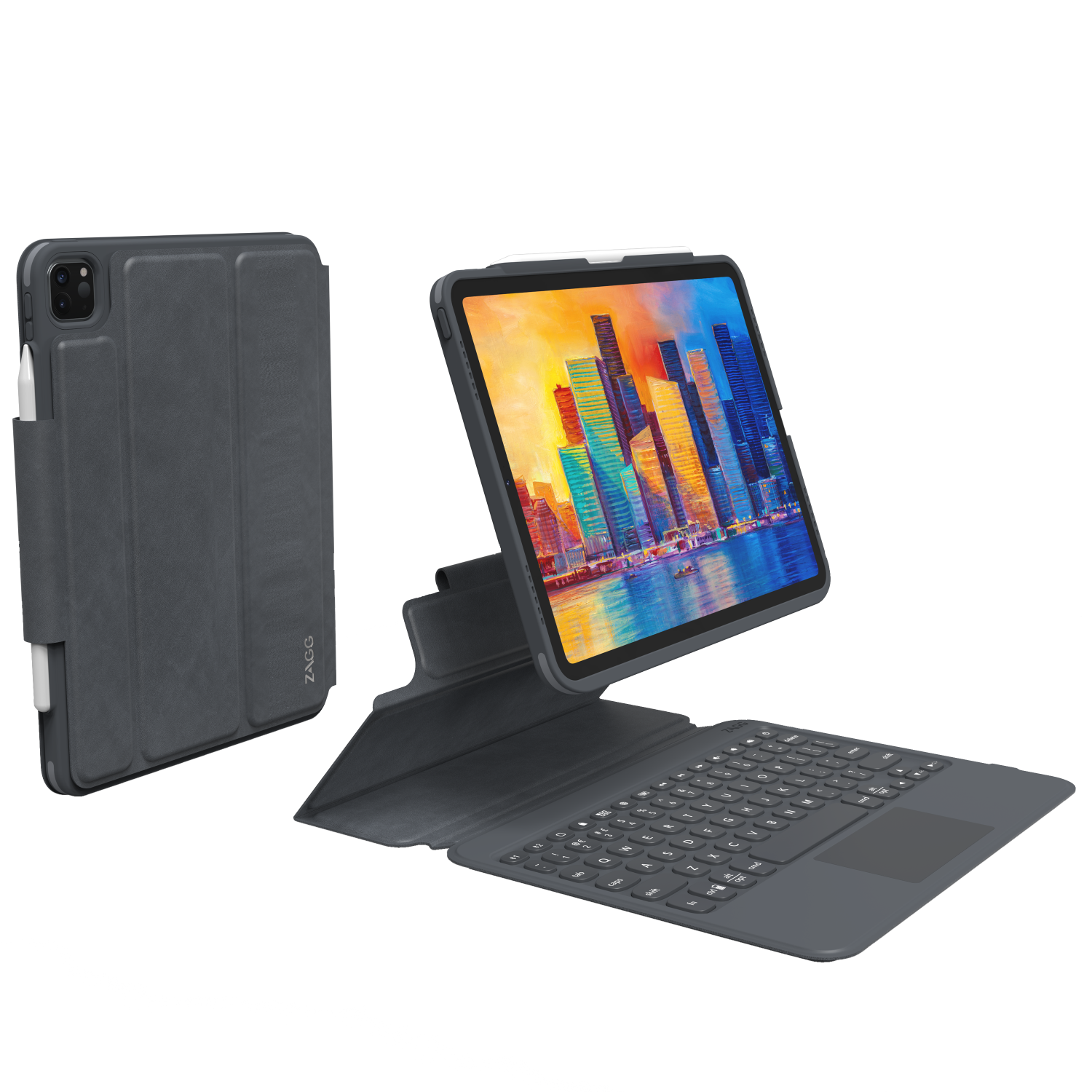 ZAGG Pro Keys Bluetooth Keyboard Case for Apple iPad Pro 11 (2021 / 2020 / 2018) Black