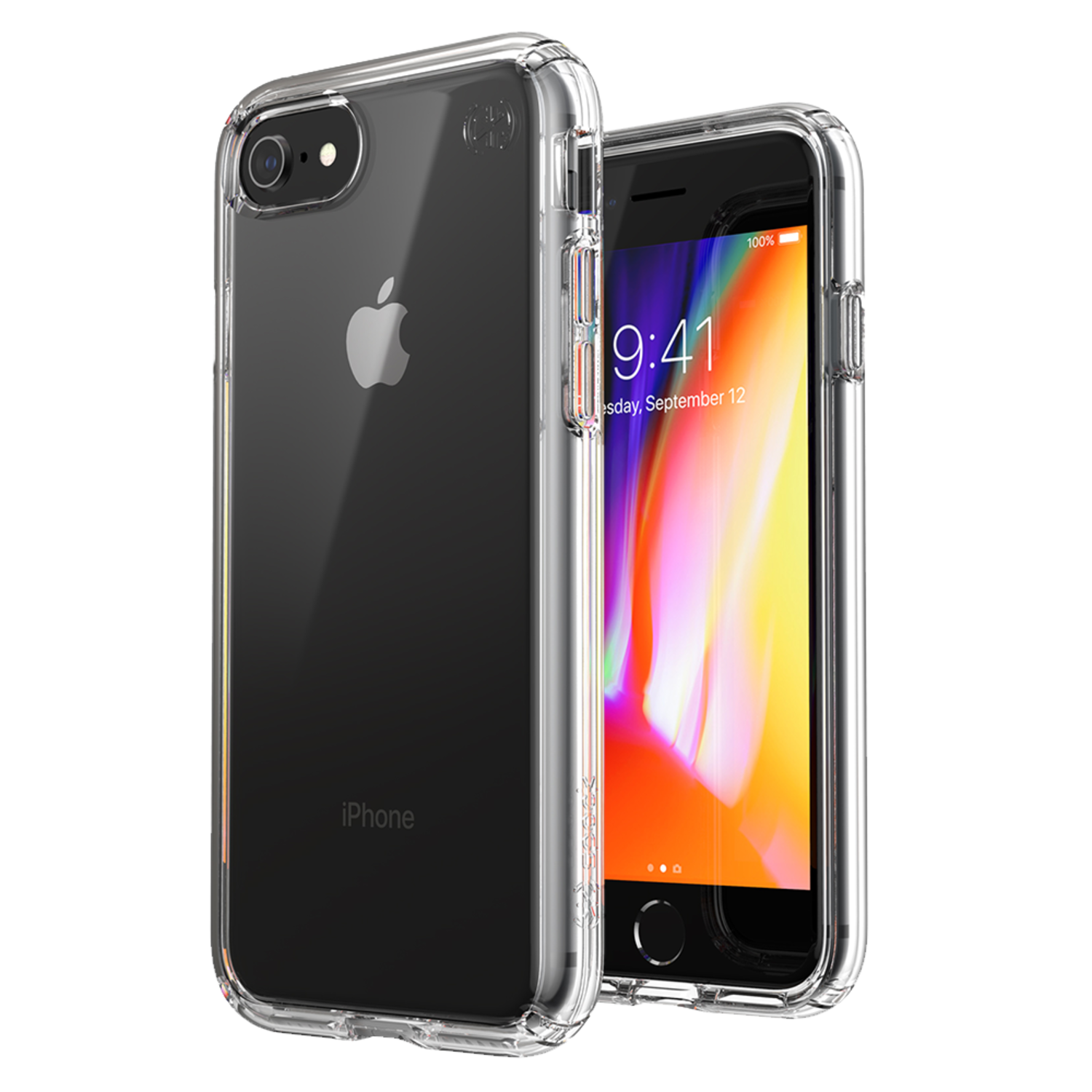 Speck Presidio Perfect Clear Case for Apple iPhone SE 2022 / SE 2020 / 8 / 7 / 6s / 6 Clear