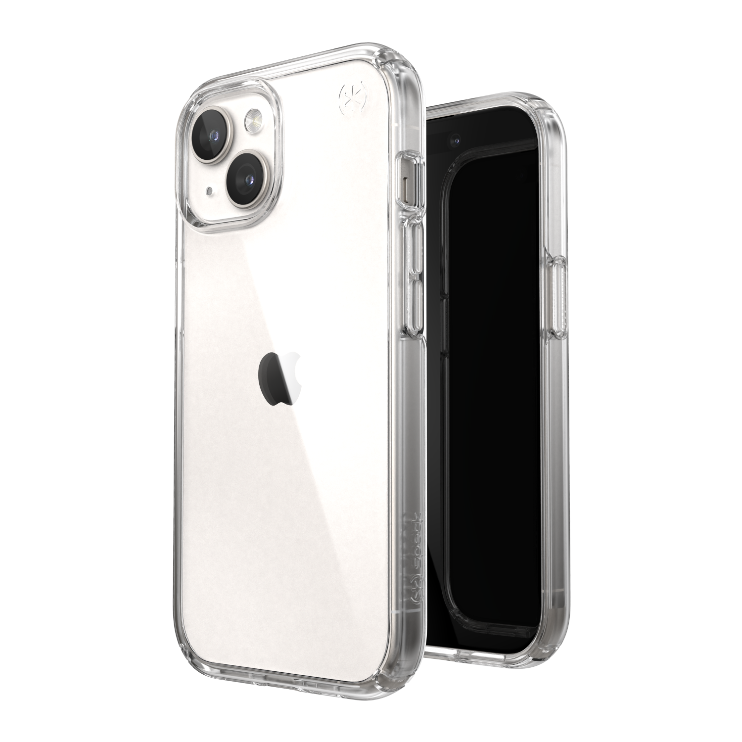 Speck Presidio Perfect Clear Case for Apple iPhone 15 / iPhone 14 / iPhone 13 Clear