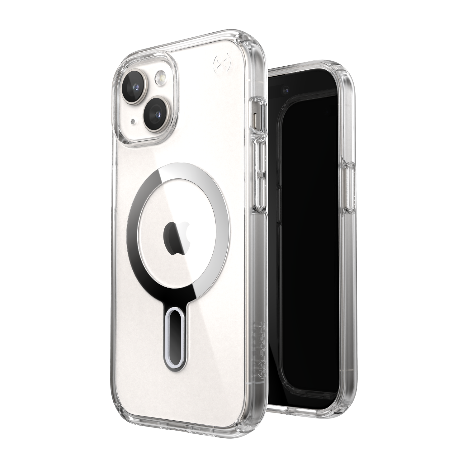 Speck Presidio Perfect Clear MagSafe Case for Apple iPhone 15 / iPhone 14 / iPhone 13 Clear