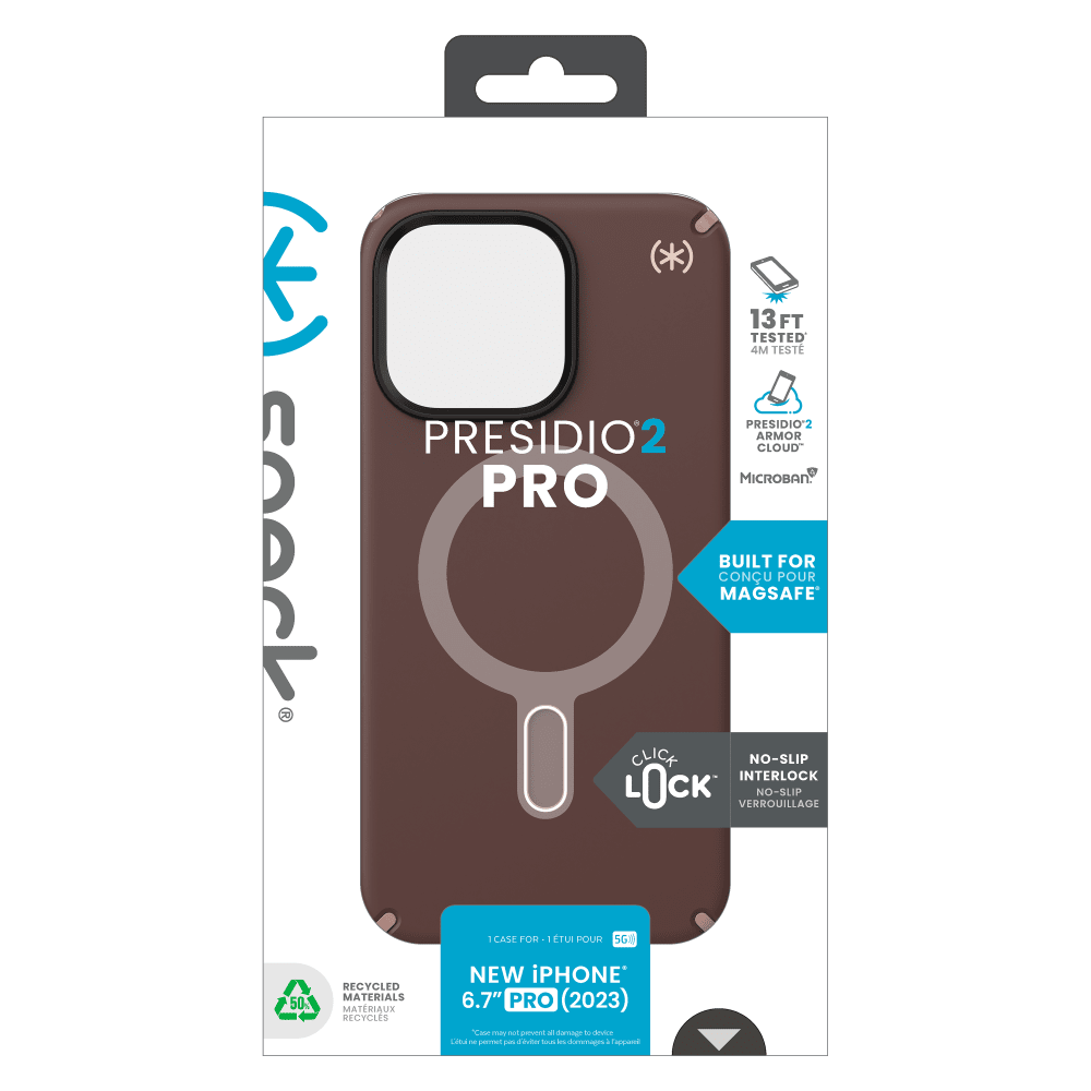 Speck Presidio2 Pro MagSafe Case for Apple iPhone 15 Pro Max