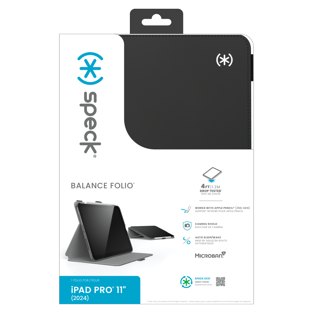 Speck Balance Folio Case for Apple iPad Pro 11 (2024) Black