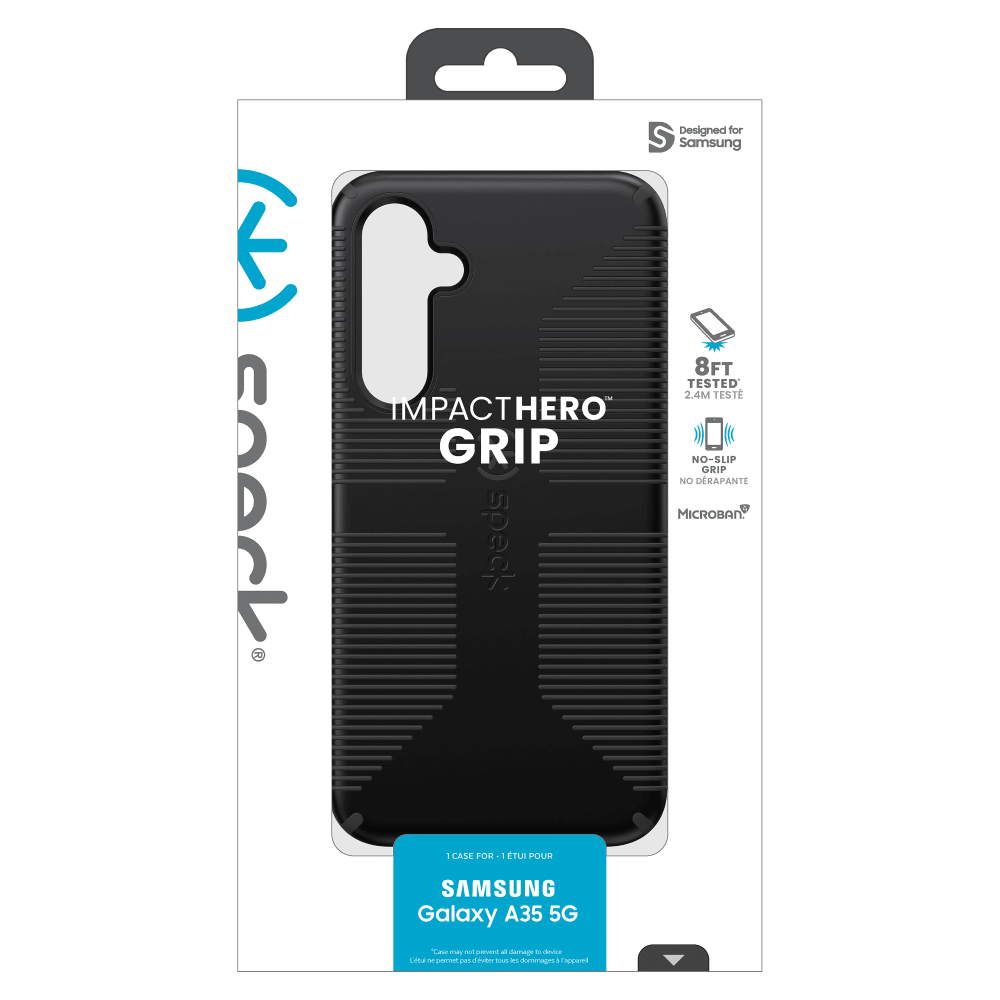 Speck Presidio Impact Hero Case for Samsung Galaxy A35 5G Black