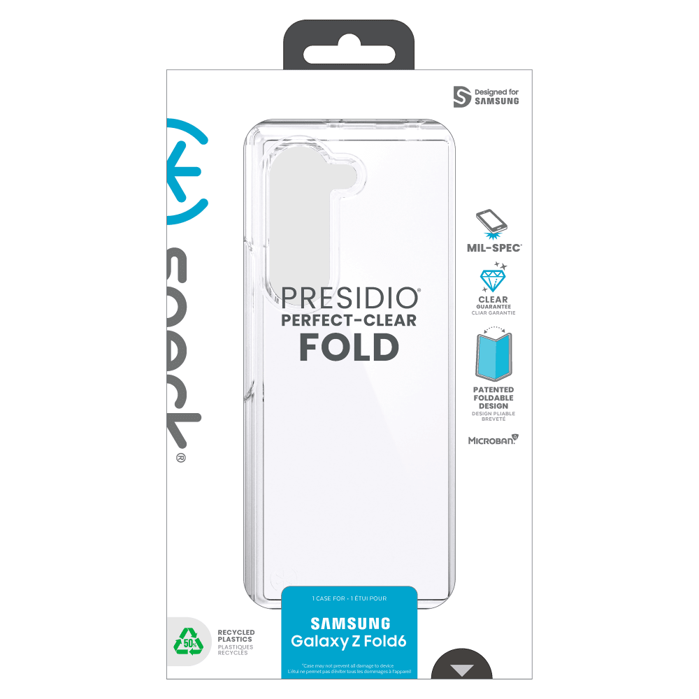 Speck Presidio Perfect Clear Case for Samsung Galaxy Z Fold6