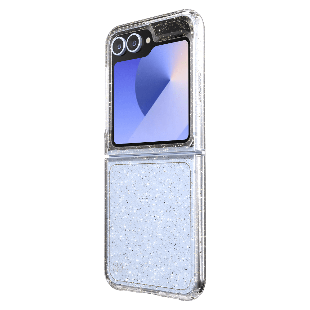 Speck Presidio Perfect Clear Case for Samsung Galaxy Z Flip6 Gold