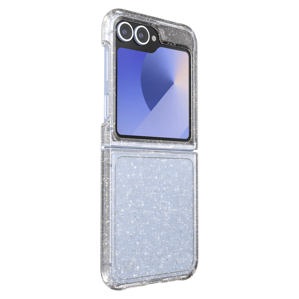 Speck Presidio Perfect Clear Case for Samsung Galaxy Z Flip6 Gold