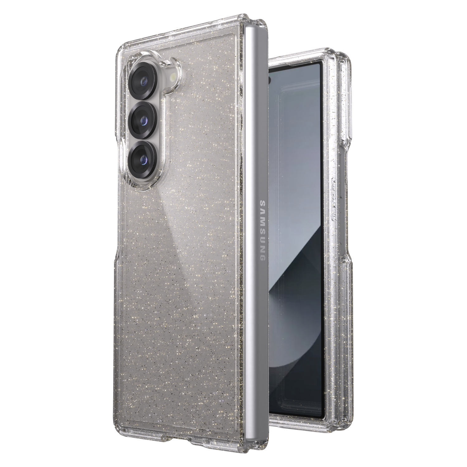 Speck Presidio Perfect Clear Case for Samsung Galaxy Z Fold6 Gold