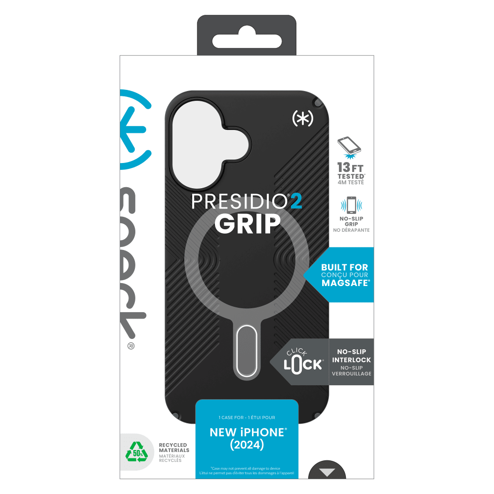 Speck Presidio2 Grip Case with ClickLock for Apple IP16