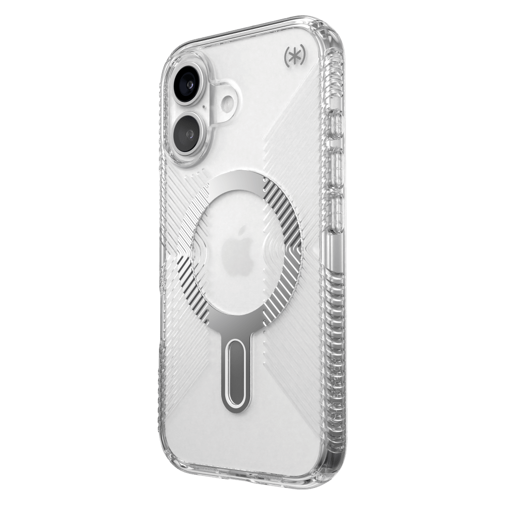 Speck Presidio Perfect Clear Grip Case with ClickLock for Apple IP16 Clear