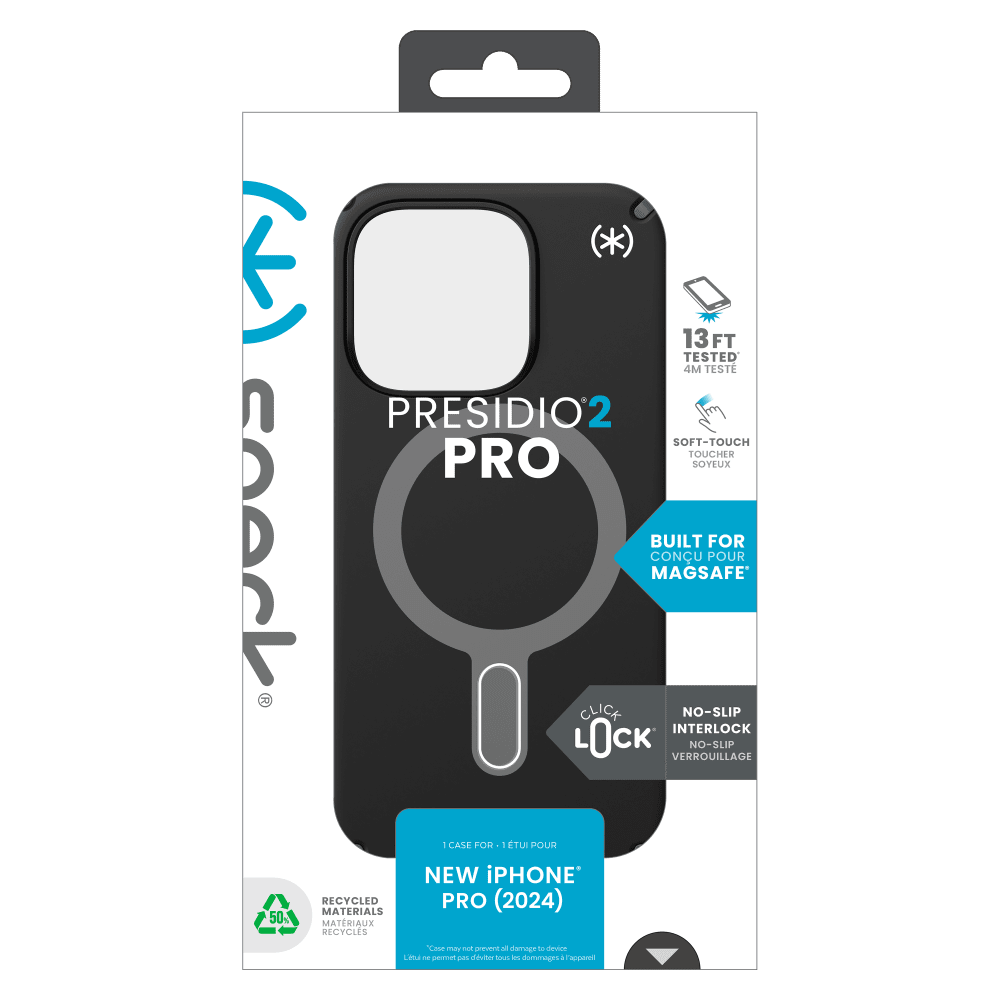 Speck Presidio2 Pro Case with ClickLock for Apple IP16PRO