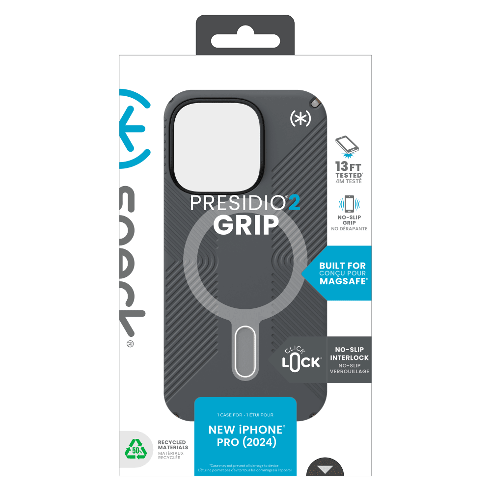 Speck Presidio2 Grip Case with ClickLock for Apple IP16PRO