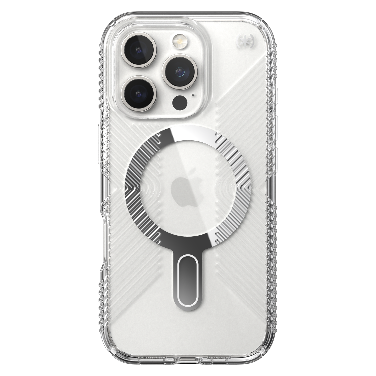 Speck Presidio Perfect Clear Grip Case with ClickLock for Apple IP16PRO Clear