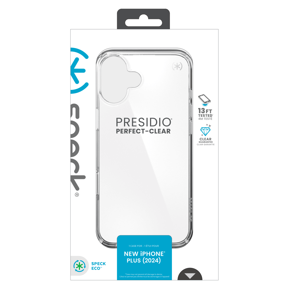 Speck Presidio Perfect Clear Case for Apple IP16PLUS Clear