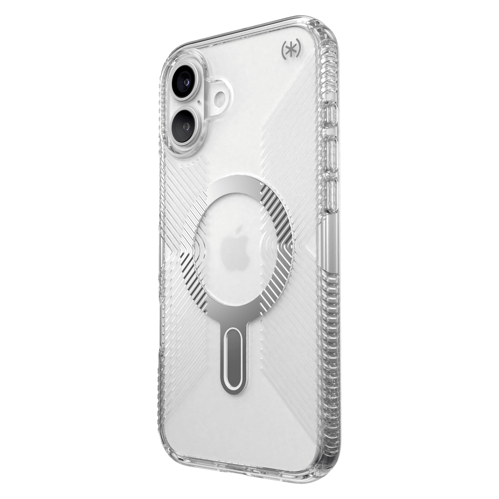 Speck Presidio Perfect Clear Grip Case with ClickLock for Apple IP16PLUS Clear