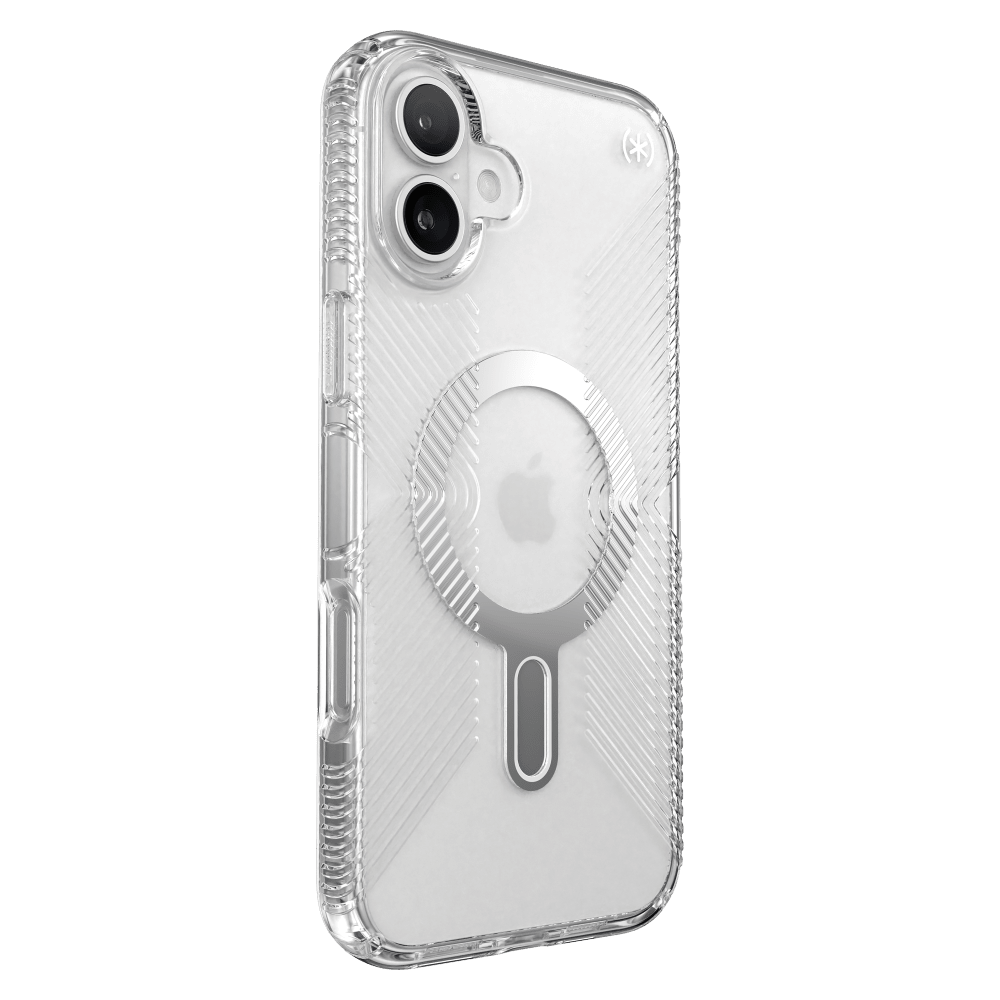 Speck Presidio Perfect Clear Grip Case with ClickLock for Apple IP16PLUS Clear