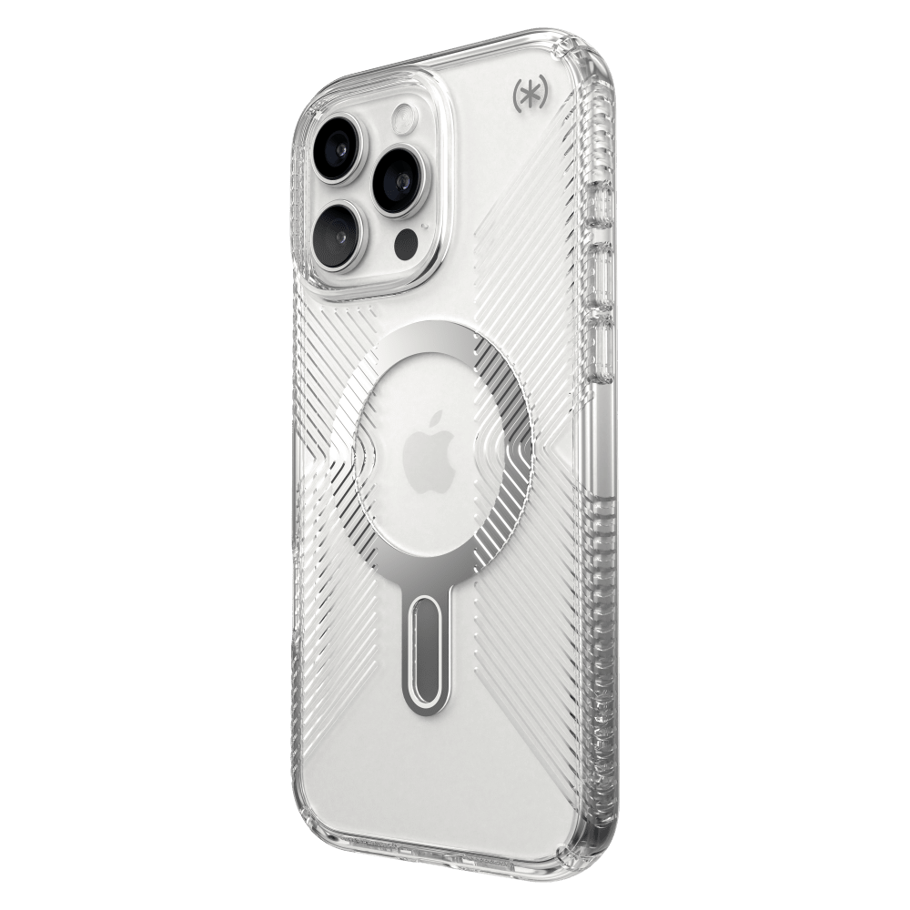 Speck Presidio Perfect Clear Grip Case with ClickLock for Apple IP16PROMAX Clear