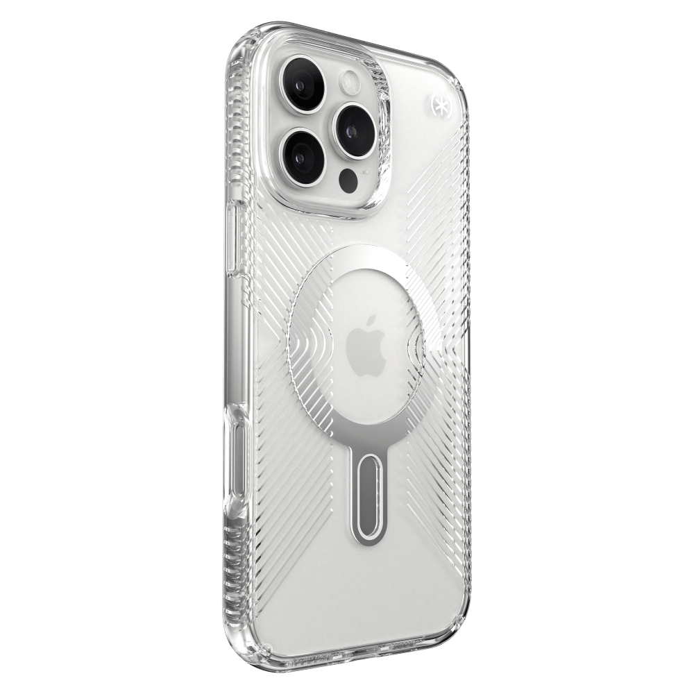 Speck Presidio Perfect Clear Grip Case with ClickLock for Apple IP16PROMAX Clear