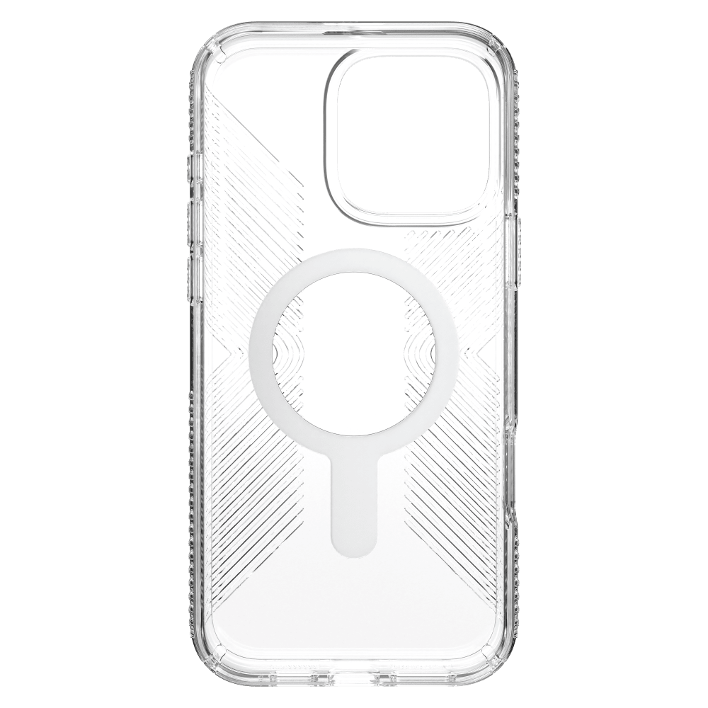 Speck Presidio Perfect Clear Grip Case with ClickLock for Apple IP16PROMAX Clear