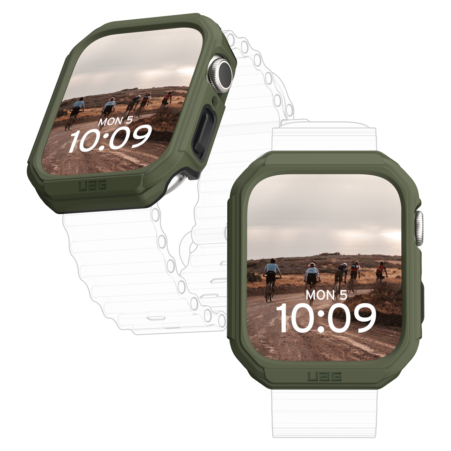 Urban Armor Gear Civilian Case for Apple Watch 45mm Green