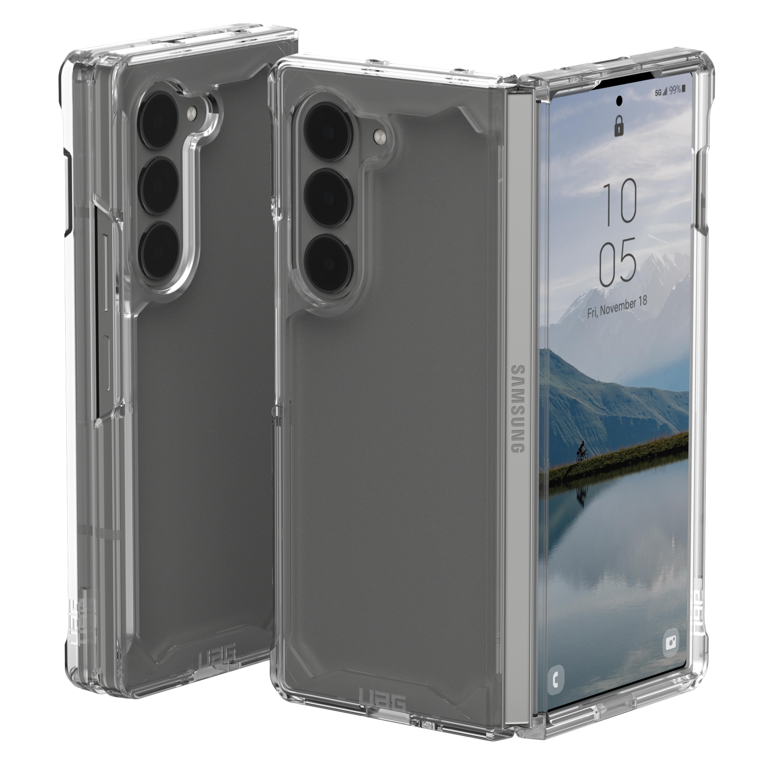 Urban Armor Gear Plyo Case for Samsung Galaxy Z Fold6 Clear