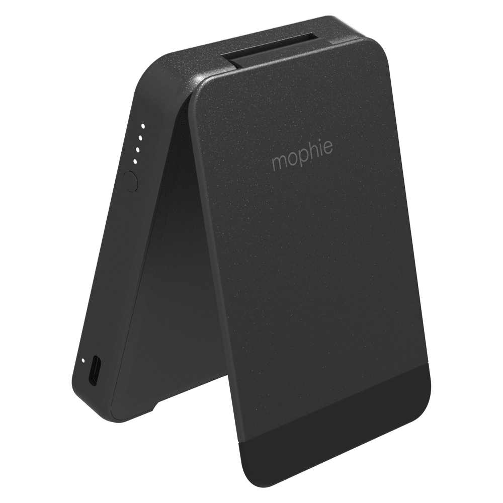 mophie mophie - Snap Plus Qi2 Universal Portable Battery with Stand 5,000 mAH - Black Black