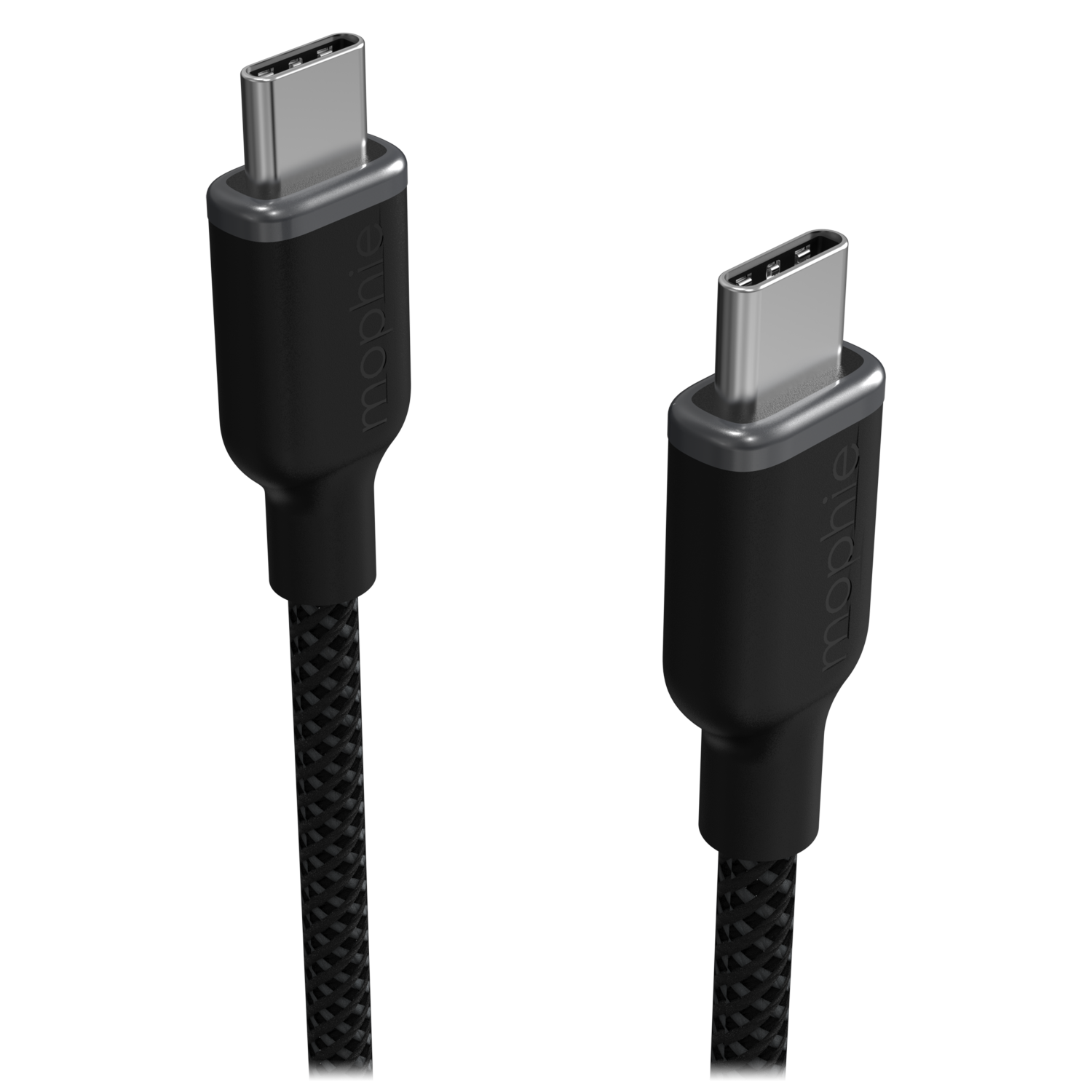 mophie USB C to USB C Cable 6ft Black