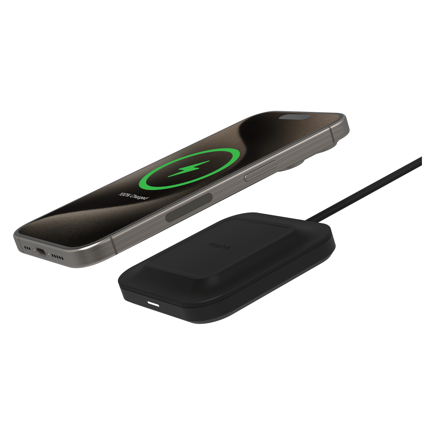 mophie mophie - Universal Wireless Charging Pad 15W - Black Black