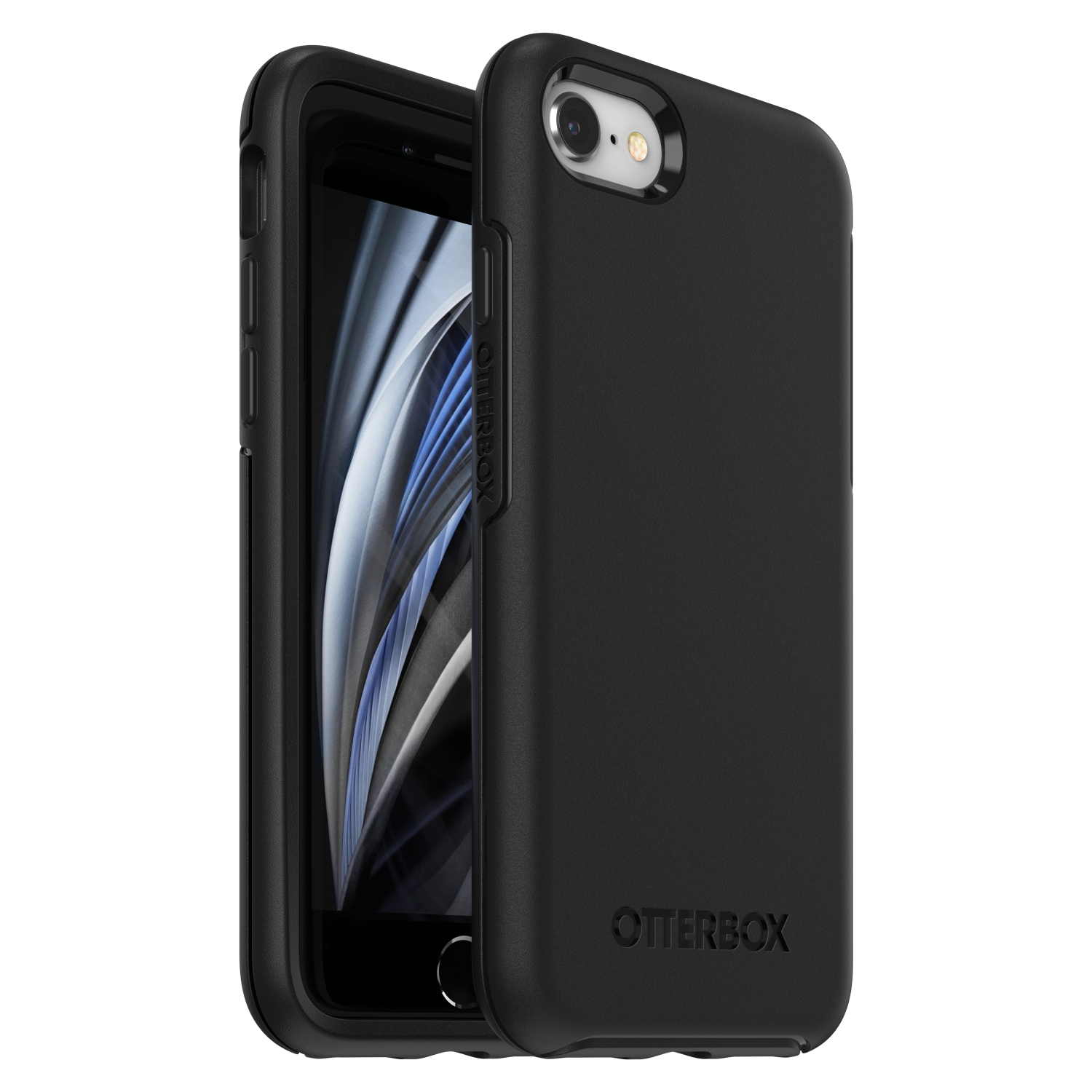 OtterBox Symmetry Case for Apple iPhone SE 2022 / SE 2020 / 8 / 7 Black