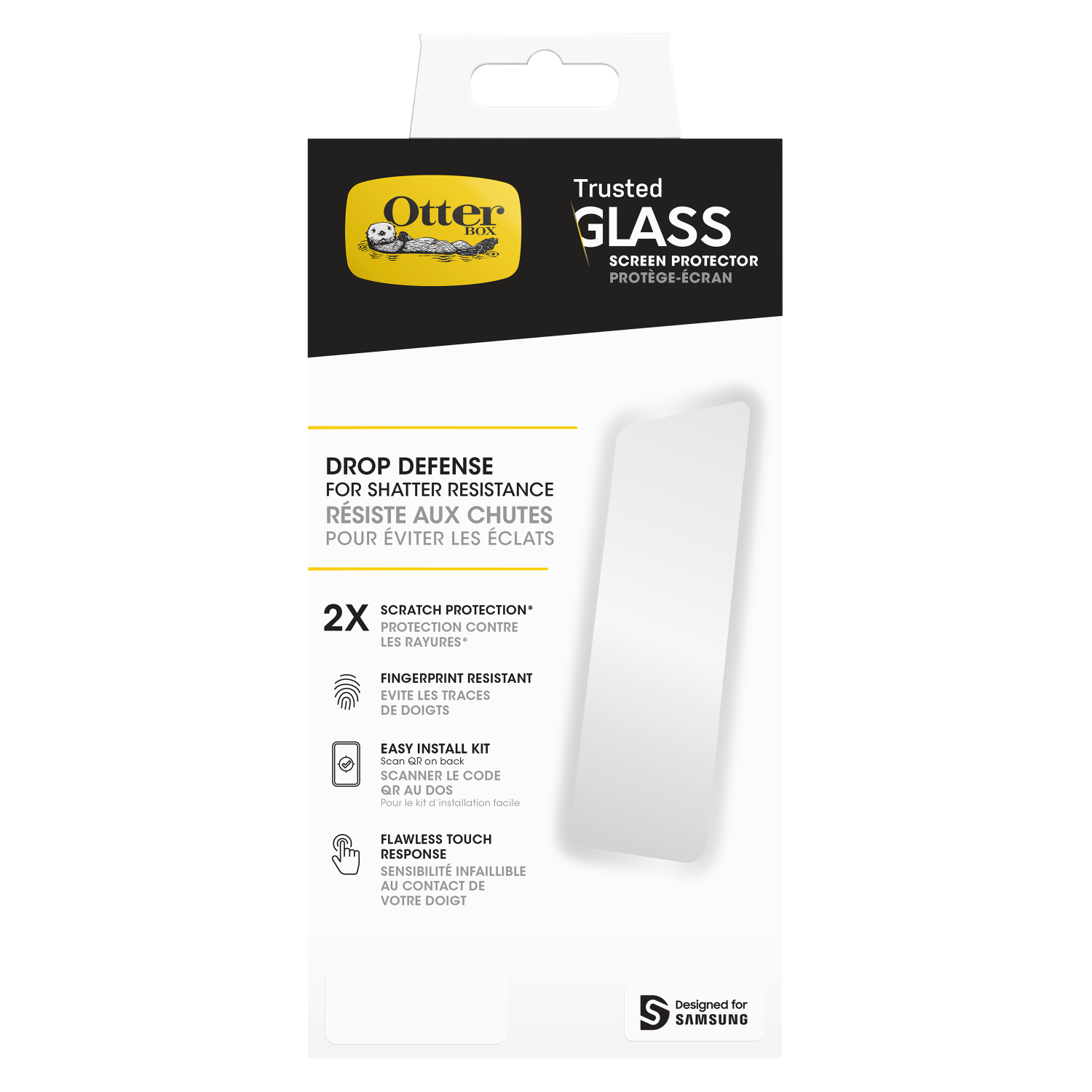 OtterBox Glass Screen Protector for Samsung Galaxy A25 5G Clear