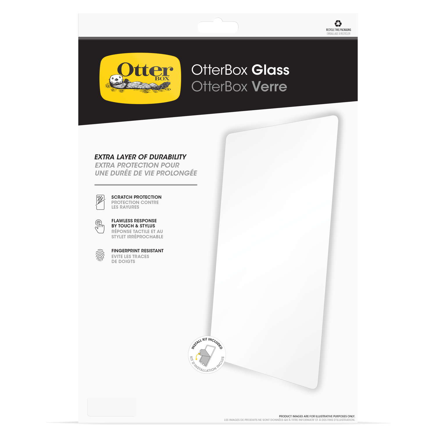 OtterBox Glass Screen Protector for Apple iPad Air 13 Clear