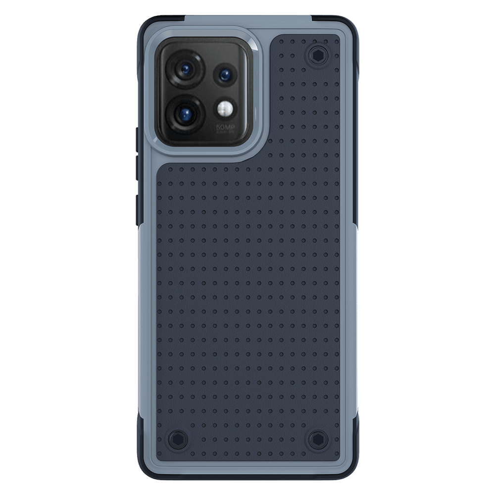 AMPD Dual Layer Rugged Case for Motorola Moto Edge Plus (2023) Gray