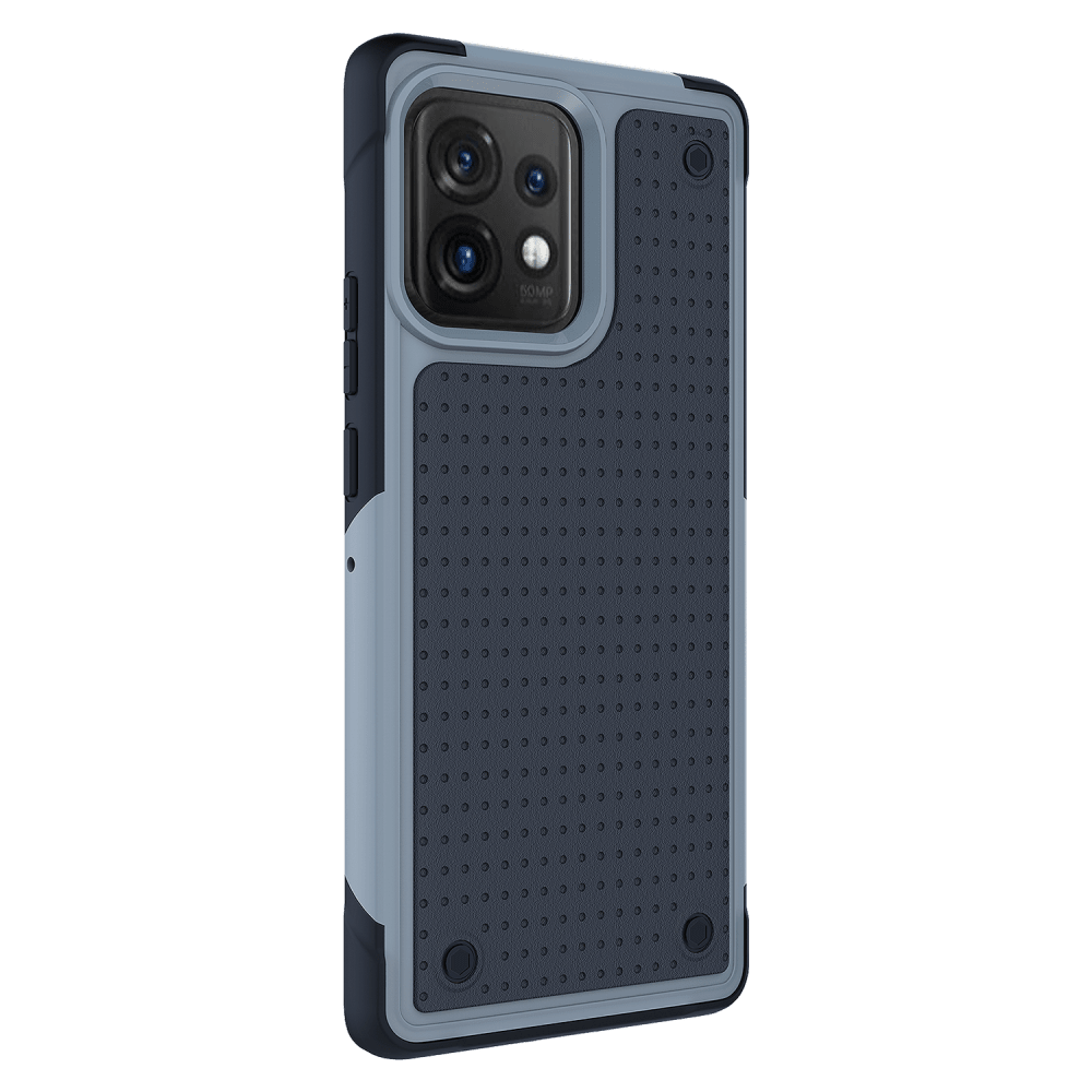 AMPD Dual Layer Rugged Case for Motorola Moto Edge Plus (2023) Gray