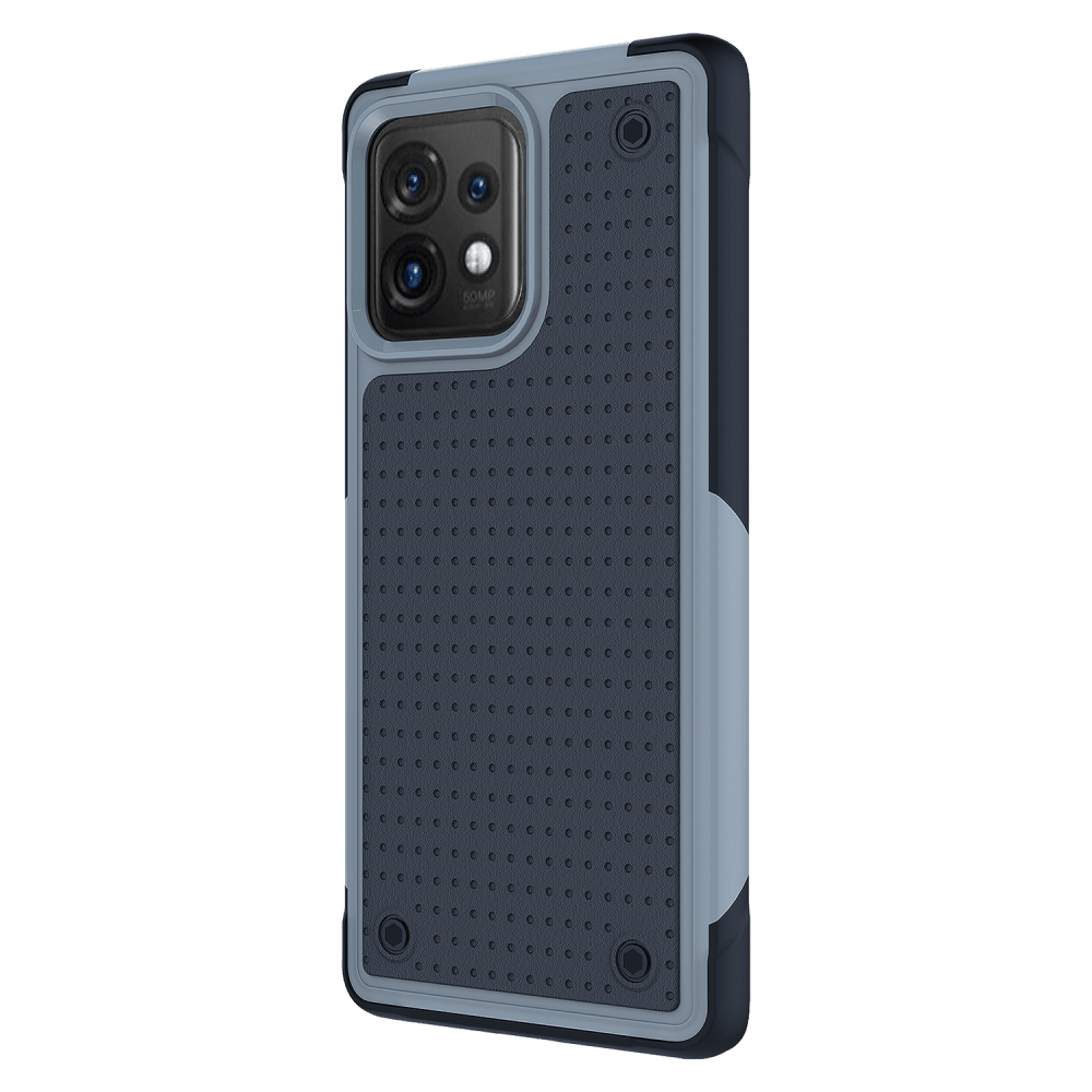 AMPD Dual Layer Rugged Case for Motorola Moto Edge Plus (2023) Gray