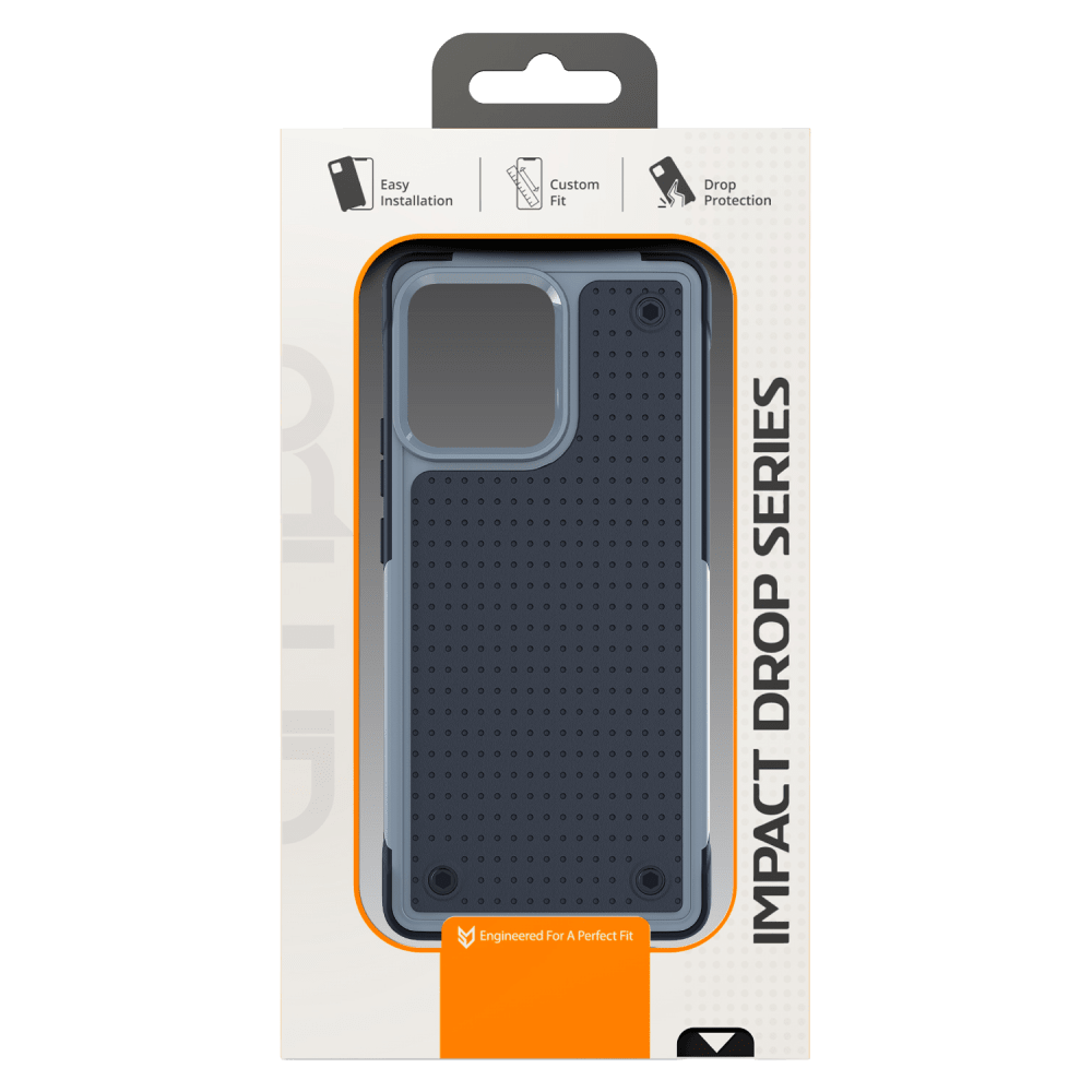 AMPD Dual Layer Rugged Case for Motorola Moto Edge Plus (2023) Gray