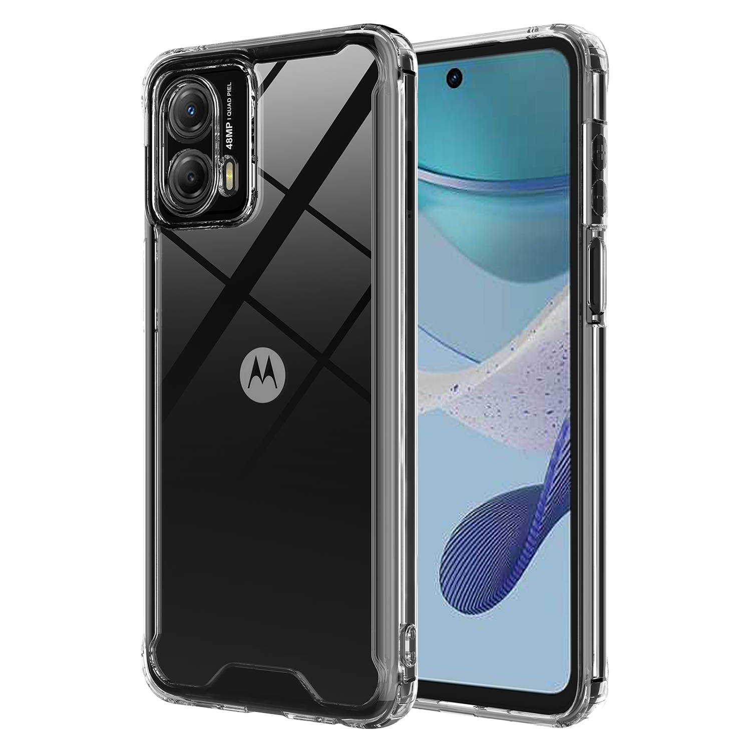 AMPD TPU / Acrylic Crystal Clear Case for Motorola Moto G 5G (2023) Clear