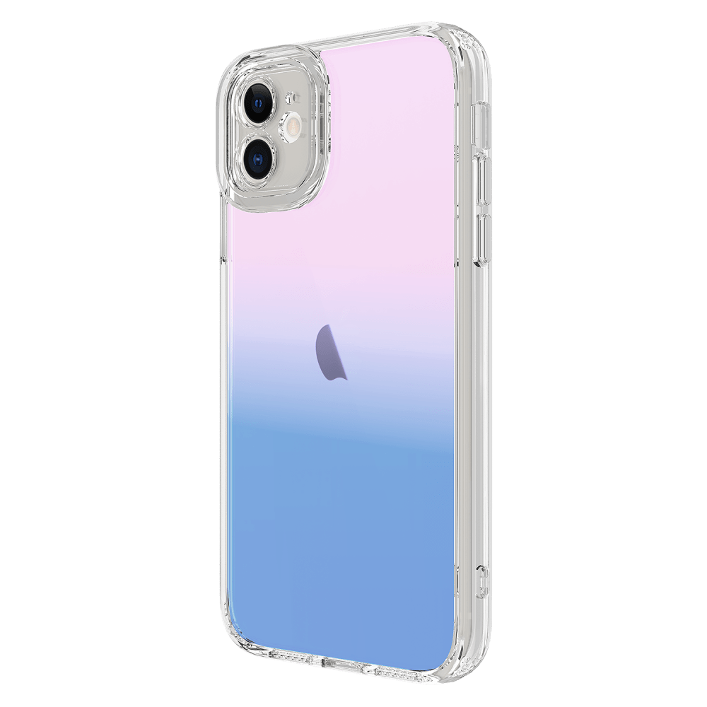 AMPD Acrylic Ice Holographic Case for Apple iPhone 11 Blue, Pink