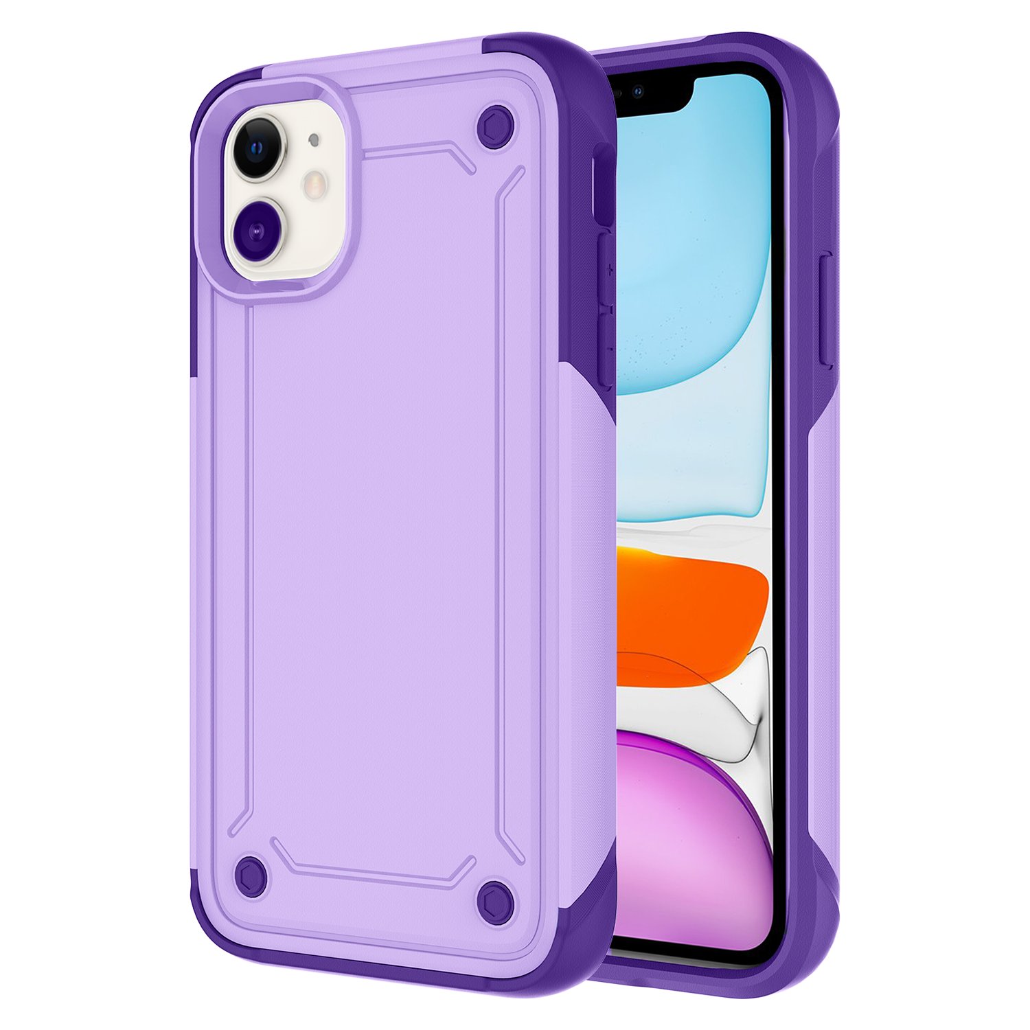 AMPD Rugged Drop Case for Apple iPhone 11 Purple