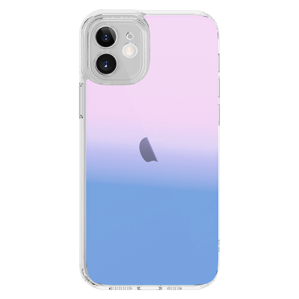 AMPD Acrylic Ice Holographic Case for Apple iPhone 12 Blue, Pink