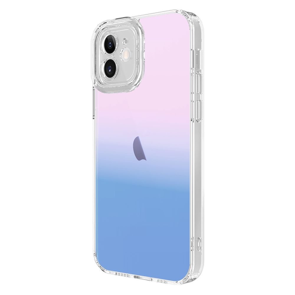 AMPD Acrylic Ice Holographic Case for Apple iPhone 12 Blue, Pink