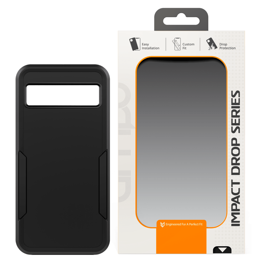 AMPD Dual Layer Military Drop Case for Google Pixel 8a Black