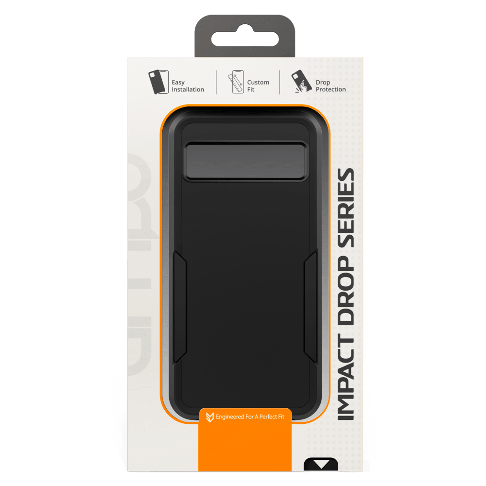 AMPD Dual Layer Military Drop Case for Google Pixel 8a Black