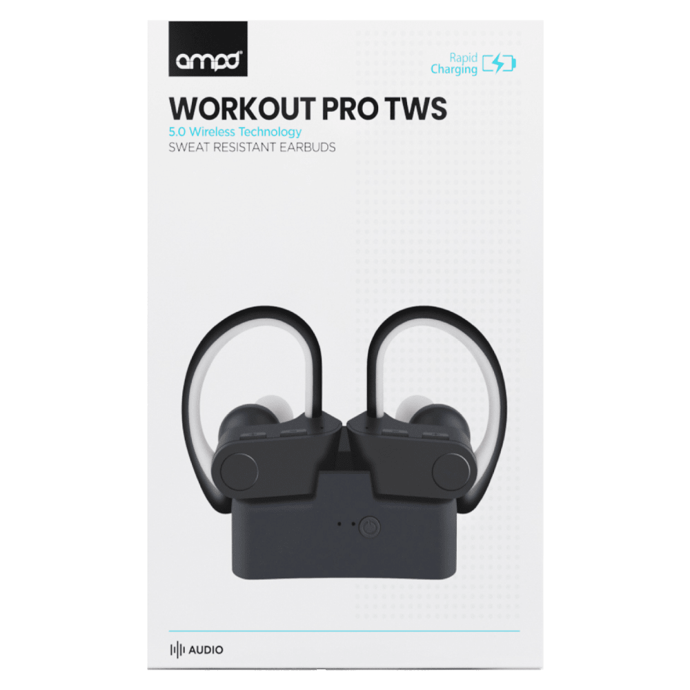 AMPD Active 5.0 Sport-Fit True Wireless Bluetooth In Ear Headphones