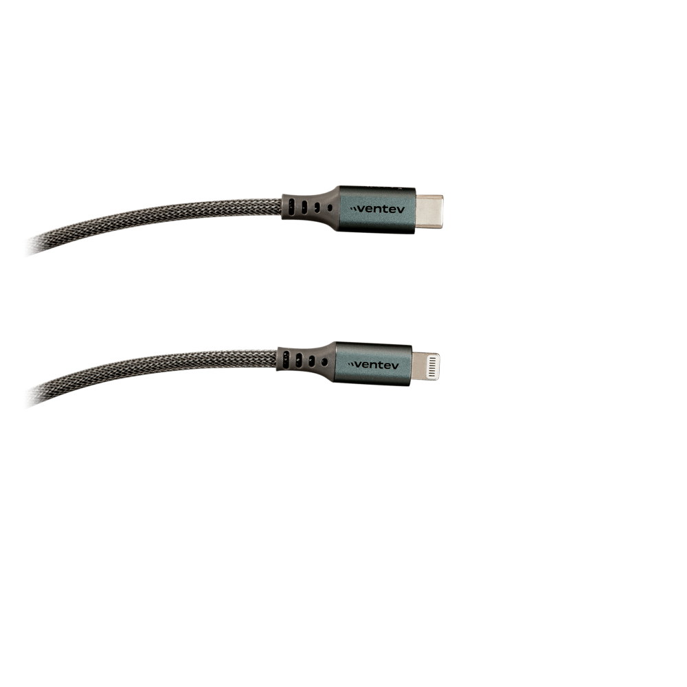 Ventev Chargesync Alloy USB C to Apple Lightning Cable 10ft