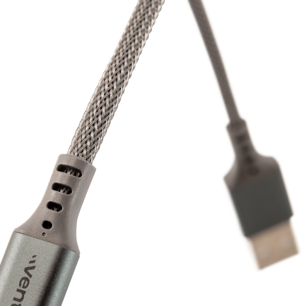 Ventev Chargesync Alloy USB C to USC C 10ft Silver