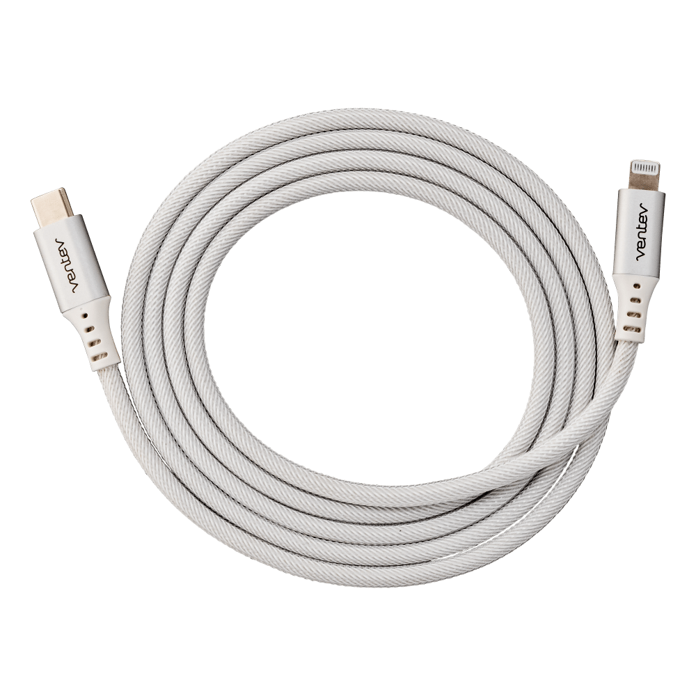 Ventev Chargesync Alloy USB C to Apple Lightning Cable 4ft