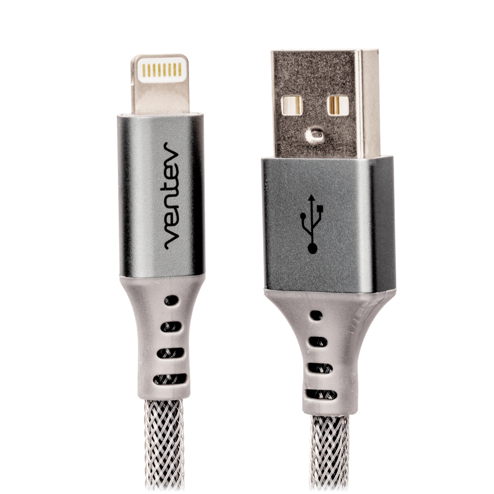 Ventev Chargesync Alloy USB A to Apple Lightning Cable 4ft