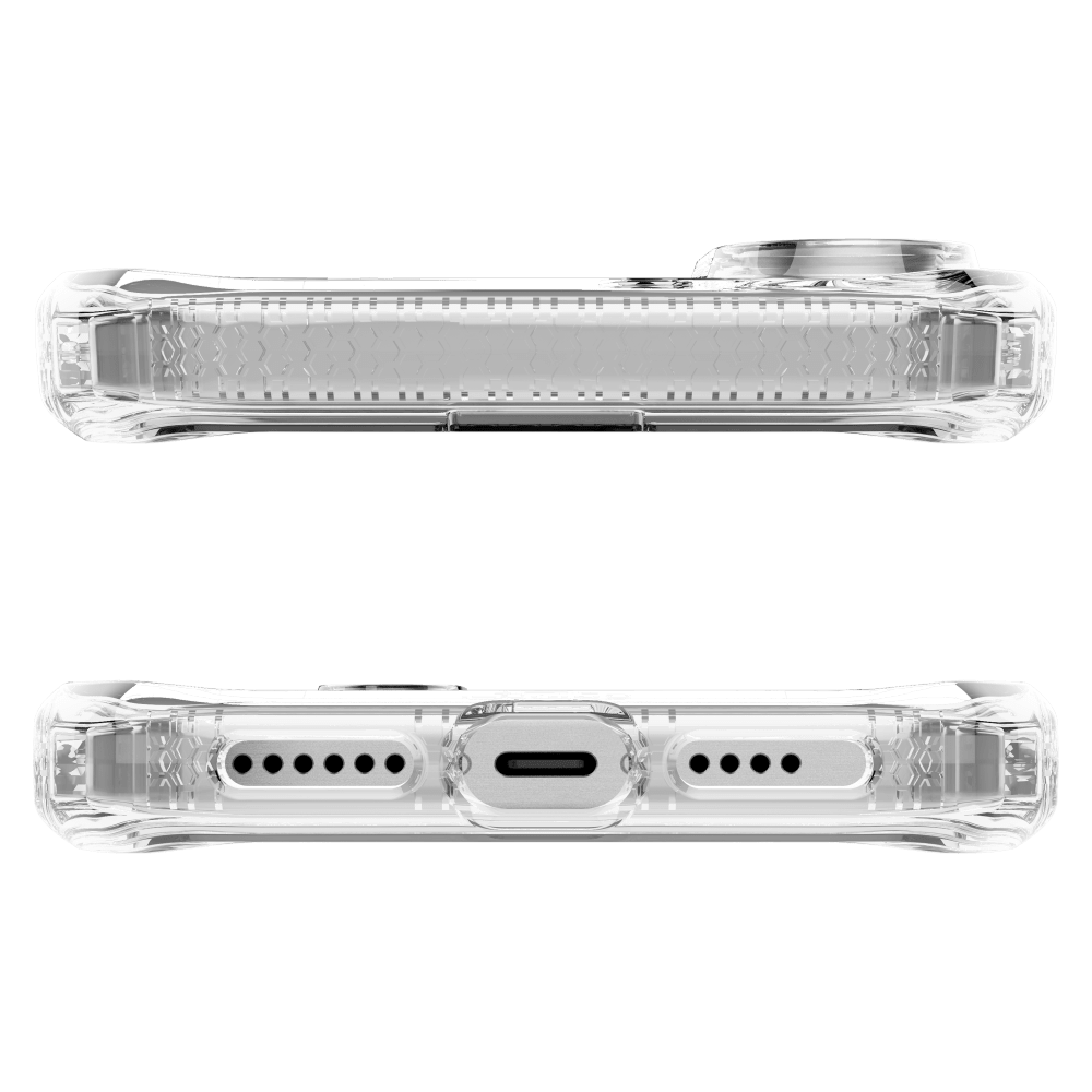 ITSkins Hybrid_R Clear MagSafe Case for Apple IP16