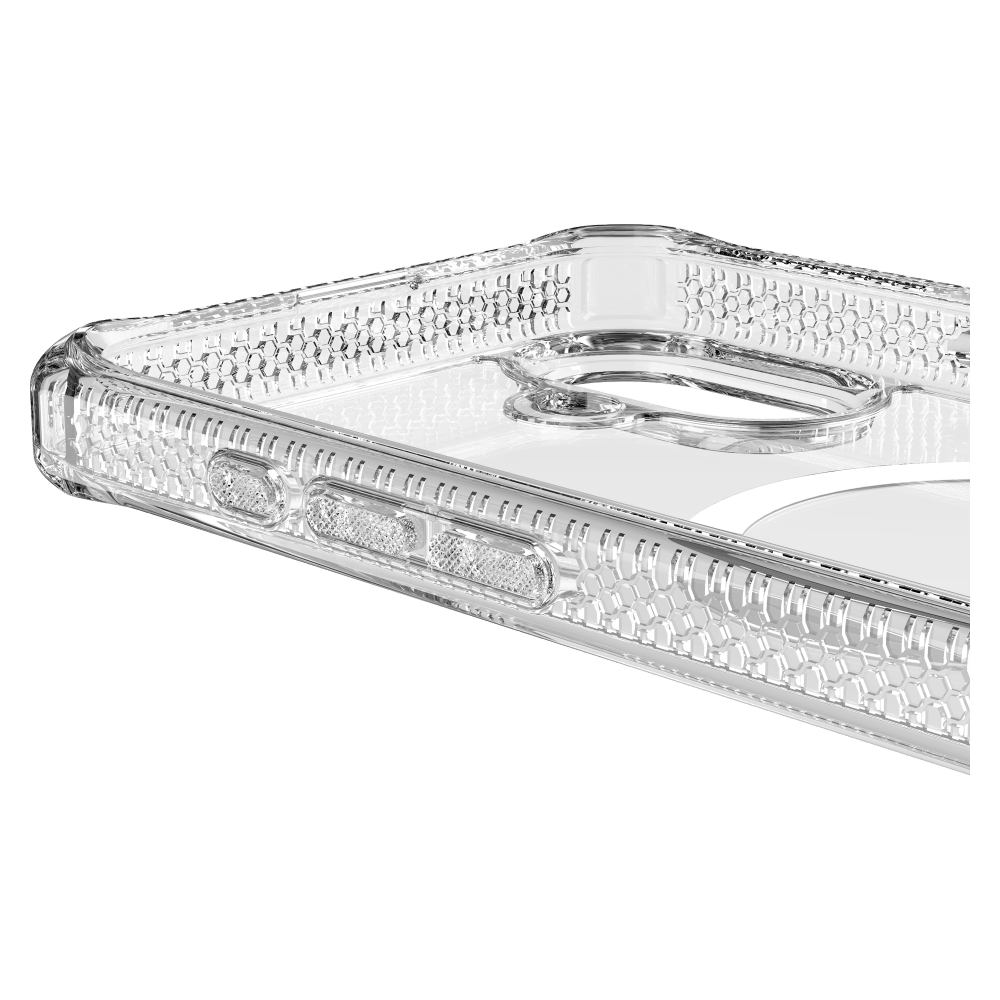 ITSkins Hybrid_R Clear MagSafe Case for Apple IP16